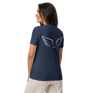 Angel Wings - Women’s relaxed v-neck t-shirt