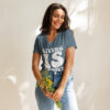 "Giving is Groovy" - Women’s relaxed v-neck t-shirt - Image 2
